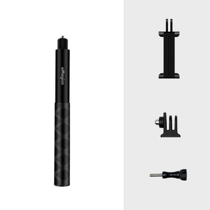 Clip AMagisn 120 cm Invisible Straight Pull Selfie Stick Accesorios para cámaras deportivas, Especificación: Varilla + 1/4 d…