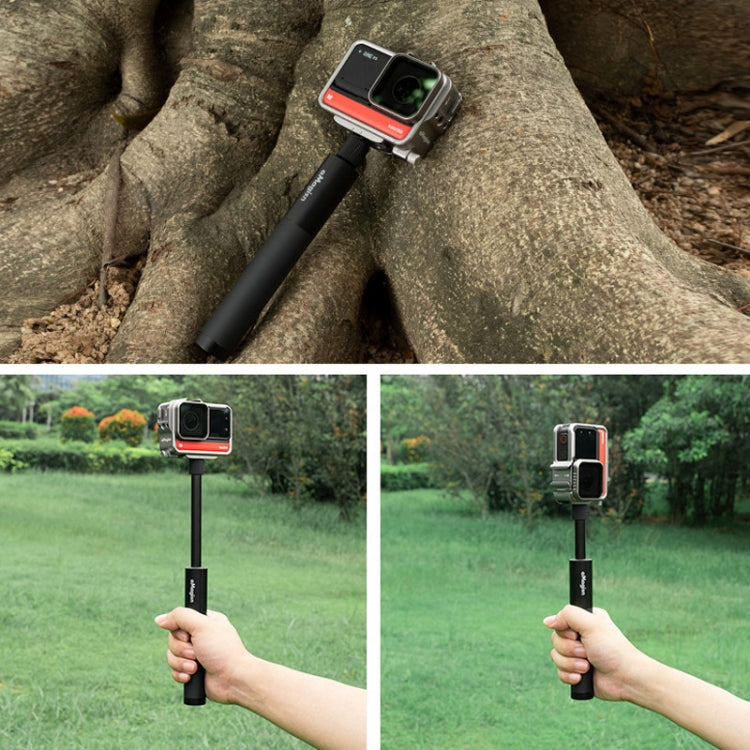 AMagisn Accesorios para cámaras deportivas con palo selfie recto invisible de 120 cm, especificación: varilla + 1/4 de vuelt…