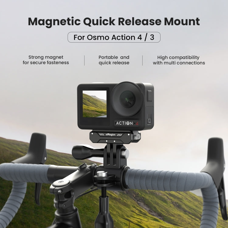 3 aMagisn Magnético Fast Disassembly Motion Camera Accessories para DJI Osmo Action 4 — imagen 11