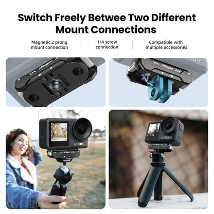 3 aMagisn Magnético Fast Disassembly Motion Camera Accessories para DJI Osmo Action 4 — imagen 10