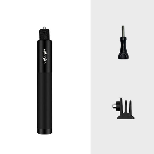 AMagisn Accesorios para cámaras deportivas con palo selfie recto invisible de 70 cm, especificación: varilla + 1/4 de vuelta…