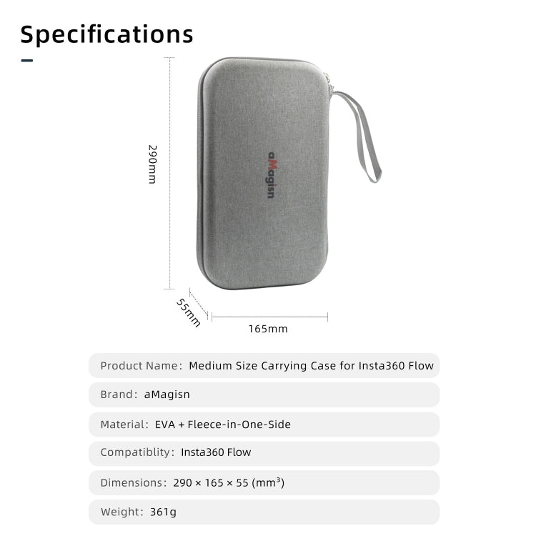 Bolsa Para Insta360 Flow aMagisn organizadora mediana Protector de cardán — imagen 3
