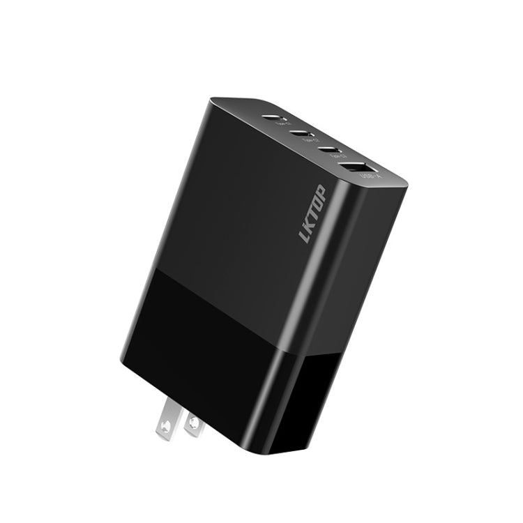 Adaptador de CA rápido del cargador del nitruro de galio de LKTOP 100W con 3 USB-C/Type-C+1 puerto de USB-A enchufe de los E…