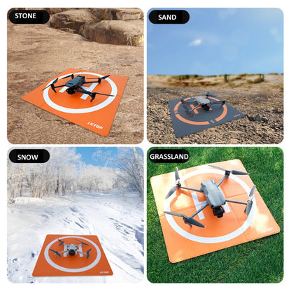 LKTOP 65cm Dron Universal Landing Pad Alfombrilla de Lanzamiento de Aviones RC Plegable Impermeable de Doble Cara para DJI M…