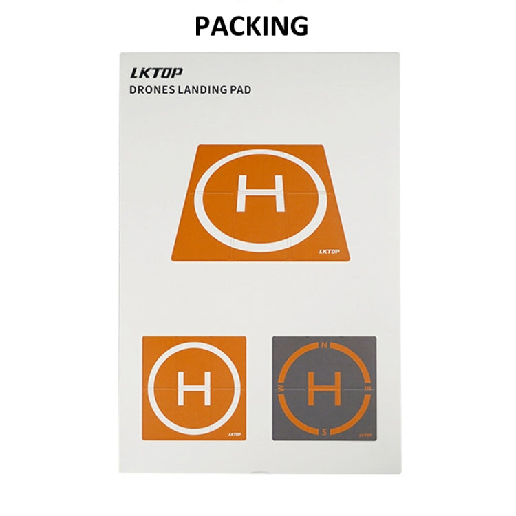 LKTOP 50cm Dron Universal Landing Pad Alfombrilla de Lanzamiento de Aviones RC Plegable Impermeable de Doble Cara para DJI M…