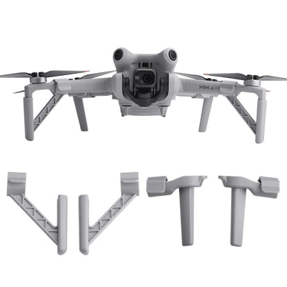 Dron BRDRC Tren de aterrizaje Pata de altura aumentada para DJI Mini 4 Pro (gris)