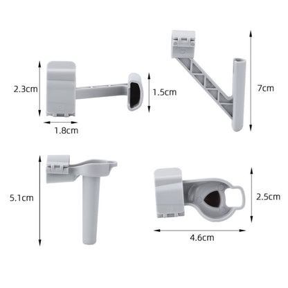 Dron BRDRC Tren de aterrizaje Pata de altura aumentada para DJI Mini 4 Pro (gris) — imagen 3