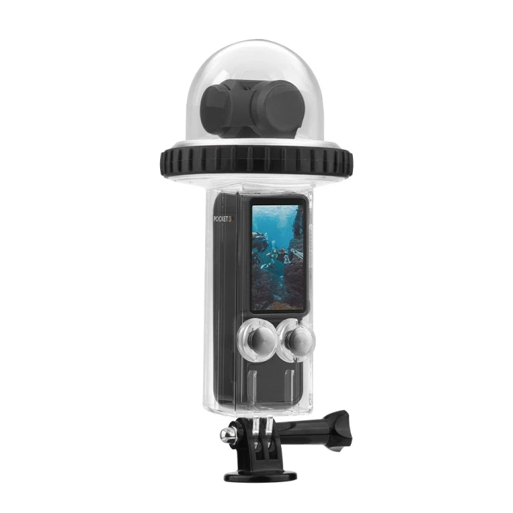 Funda BRDRC impermeable de 40 m de profundidad Cubierta de carcasa de buceo para DJI Osmo Pocket 3 (mango transparente) — im…