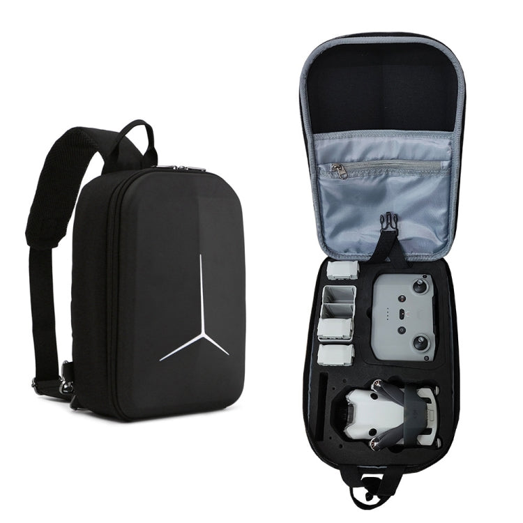 Bolsa de pecho Dron Mochila Bolsa cruzada Caja de almacenamiento para DJI Mini 4 Pro (Negro)