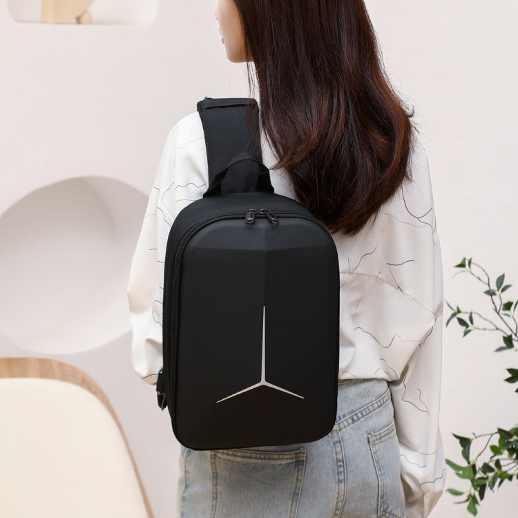Bolsa de pecho Dron Mochila Bolsa cruzada Caja de almacenamiento para DJI Mini 4 Pro (Negro) — imagen 2