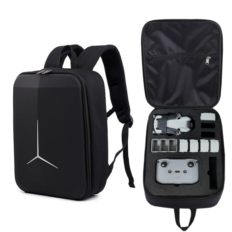 Mochila Bolsa de almacenamiento con diseño de concha dura EVA para DJI Mini 4 Pro (Negro)
