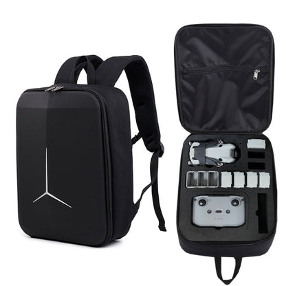 Mochila Bolsa de almacenamiento con diseño de concha dura EVA para DJI Mini 4 Pro (Negro)
