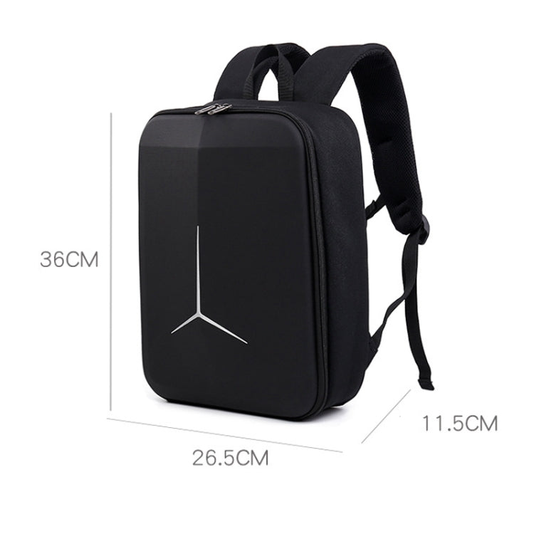 Mochila Bolsa de almacenamiento con diseño de concha dura EVA para DJI Mini 4 Pro (Negro) — imagen 3