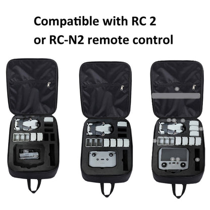 Mochila Bolsa de almacenamiento con diseño de concha dura EVA para DJI Mini 4 Pro (Negro) — imagen 5