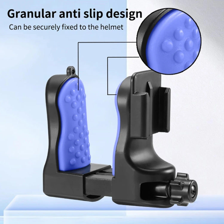 Soporte de abrazadera para casco de motocicleta para GoPro Hero Serie, cámaras SJCAM, especificaciones: Set 1 para DJI Osmo……