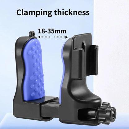 Soporte de abrazadera para casco de motocicleta para GoPro Hero Serie, cámaras SJCAM, especificaciones: juego 2 para DJI Osm…