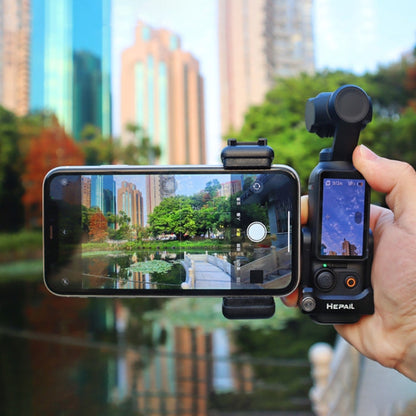 Soporte HEPAIL adaptador de para teléfono extendido bisel de protección para DJI Osmo Pocket 3 — imagen 11