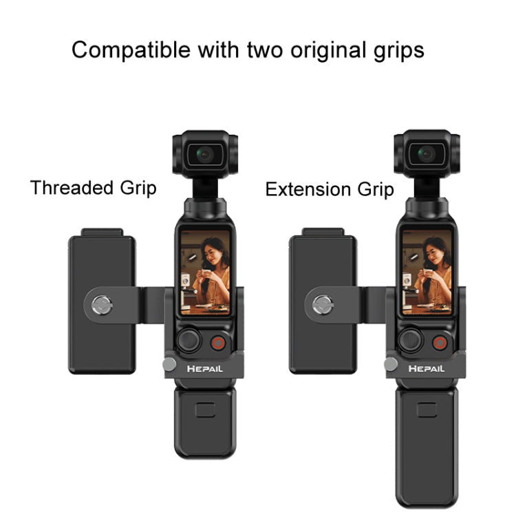 Soporte HEPAIL adaptador de para teléfono extendido bisel de protección para DJI Osmo Pocket 3 — imagen 6