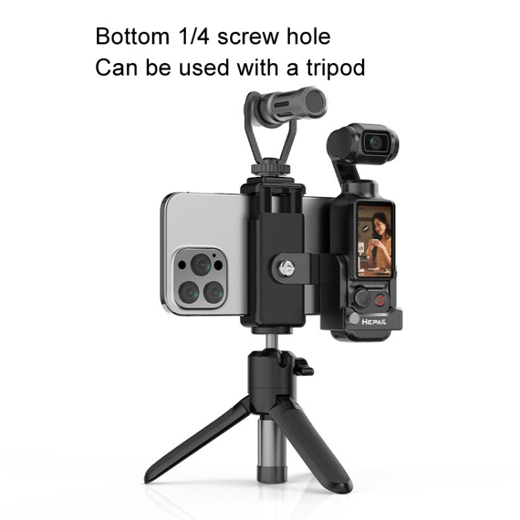 Soporte HEPAIL adaptador de para teléfono extendido bisel de protección para DJI Osmo Pocket 3 — imagen 7