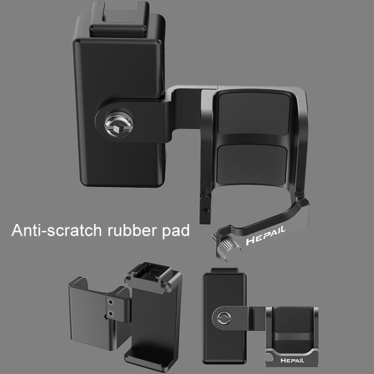 Soporte HEPAIL adaptador de para teléfono extendido bisel de protección para DJI Osmo Pocket 3 — imagen 9