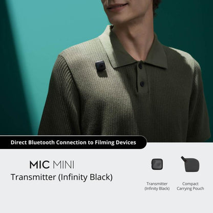 Transmisor Mic Mini Original, puede funcionar sólo con el teléfono (negro) para DJI Mini — imagen 6