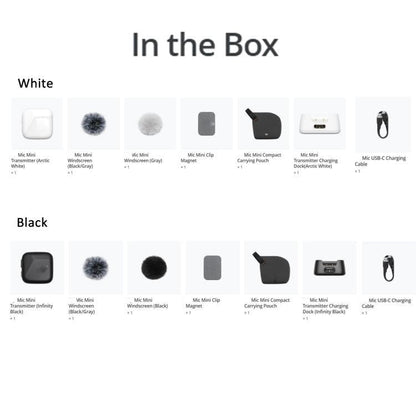 Transmisor Mic Mini Original, puede funcionar sólo con el teléfono (negro) para DJI Mini — imagen 7