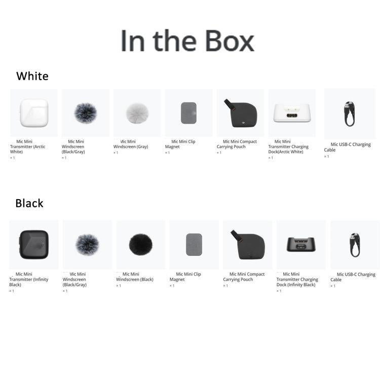 Transmisor Mic Mini Original (blanco) para DJI Mini — imagen 7