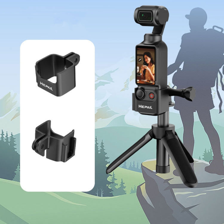 HEPAIL adaptador de expansión de plástico cabeza cámara bisel fijo para DJI Osmo Pocket 3 — imagen 2