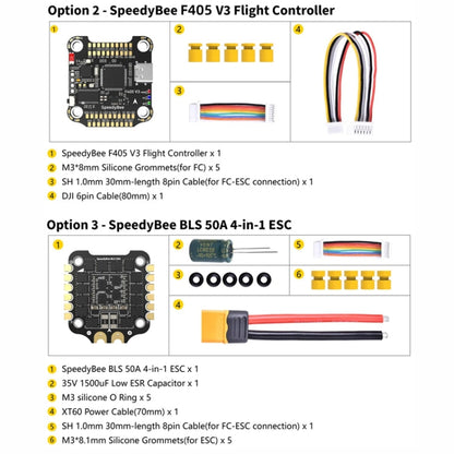 SpeedyBee BLS 50A 4-en-1 ESC 3-6S Lipo barómetro para RC Dron — imagen 15