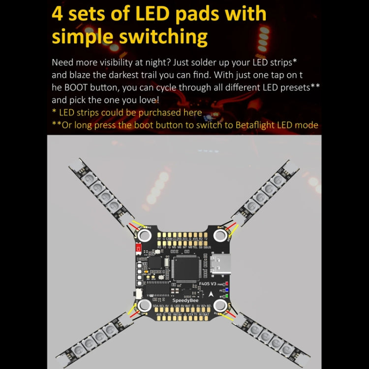 SpeedyBee BLS 50A 4-en-1 ESC 3-6S Lipo barómetro para RC Dron — imagen 7