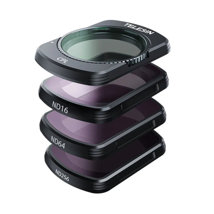 Juego de filtros de succión Pocket 3 TELESIN S5-FLT-03 magnéticos CPL+ND16+ND64+ND256