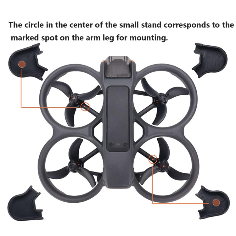 Soporte de elevación para trípode CQT, protección antidesgaste y sin desmontaje, accesorios de protección para DJI Avata 2 —…