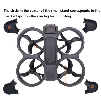 Soporte de elevación para trípode CQT, protección antidesgaste y sin desmontaje, accesorios de protección para DJI Avata 2 —…