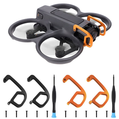 Lente CQT Aleación de aluminio Dron Gimbal Parachoques anticolisión para DJI Avata 2 (Negro) — imagen 2
