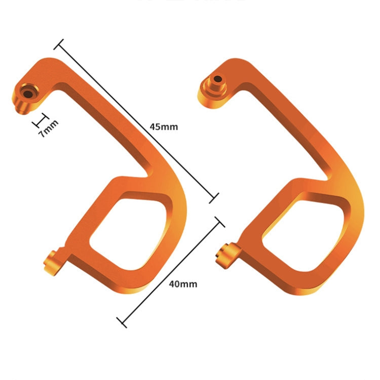 Lente CQT Aleación de aluminio Dron Gimbal Parachoques anticolisión para DJI Avata 2 (Naranja) — imagen 3