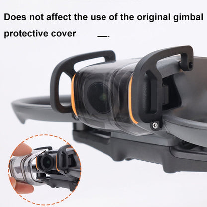 Lente CQT Aleación de aluminio Dron Gimbal Parachoques anticolisión para DJI Avata 2 (Negro) — imagen 4