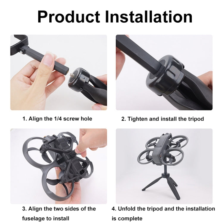 Soporte de trípode para pantalla de escritorio CQT, accesorios de marco fijo para exposición de Drones para DJI Avata 2 — im…