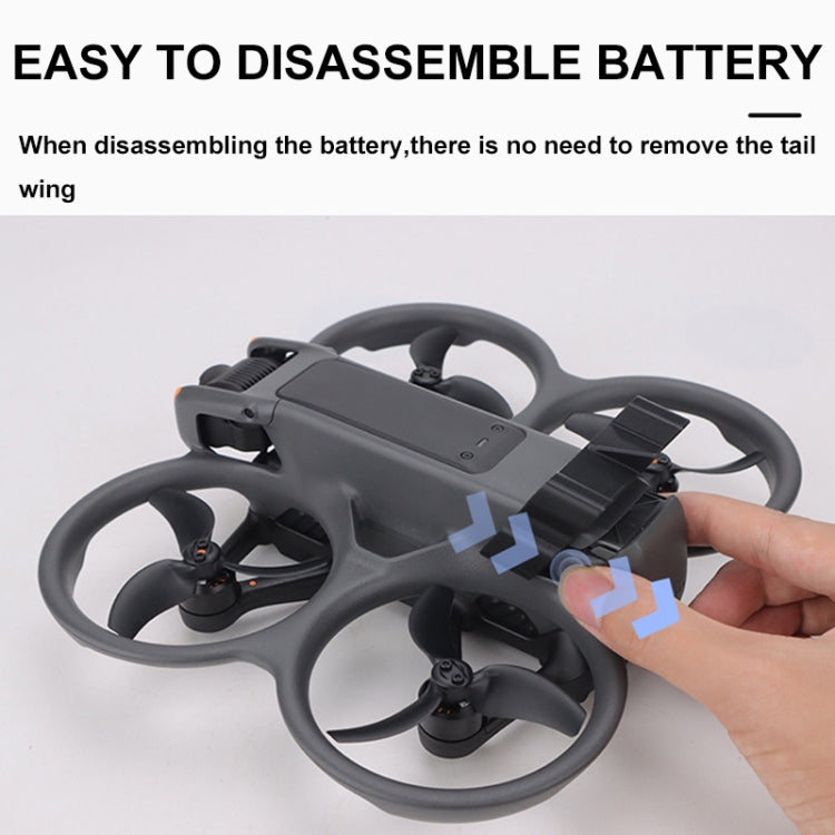 Adhesivo CQT Cola de vuelo de corte de flujo de Air para drones para DJI Avata 2 (naranja) — imagen 8