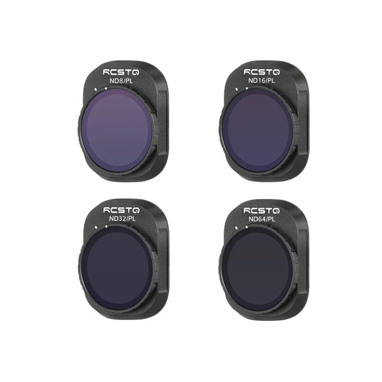 Filtro RCSTQ HD Espejo protector Accesorios para drones, Estilo: ND-PL8 + ND-PL16 + ND-PL32 + ND-PL64 para DJI Mini 4 Pro