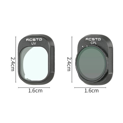 Filtro RCSTQ HD Espejo protector Accesorios para drones, Estilo: ND-PL8 + ND-PL16 + ND-PL32 + ND-PL64 para DJI Mini 4 Pro —…
