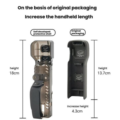 Estuche protector transparente RCSTQ, correa antidesplazamiento global, carcasa de almacenamiento para DJI Osmo Pocket 3 — i…