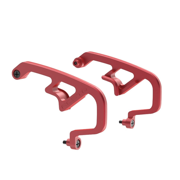 Lentes Barra de protección contra colisiones de, de aleación de aluminio, para máquina voladora para DJI Avata 2 (roja)