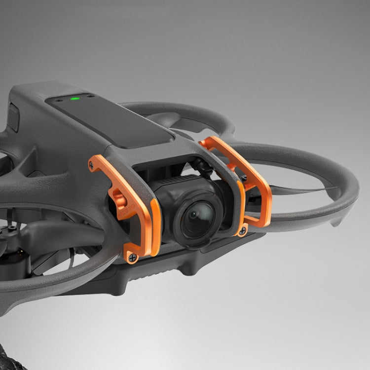 Lentes Barra de protección contra colisiones de, de aleación de aluminio, para máquina voladora para DJI Avata 2 (naranja) —…