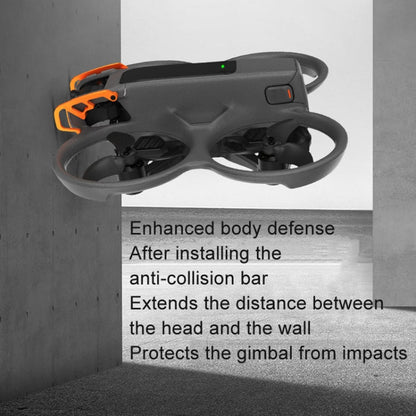 Lentes Barra de protección contra colisiones de, de aleación de aluminio, para máquina voladora para DJI Avata 2 (naranja) —…