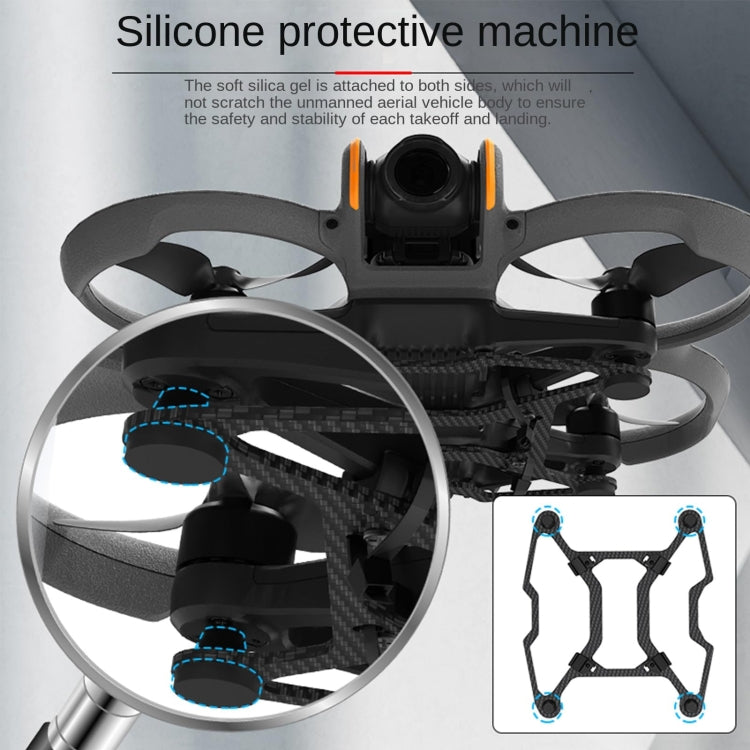 Parachoques de protección ligero de fibra de carbono para chasis RCSTQ de para DJI Avata 2 — imagen 3