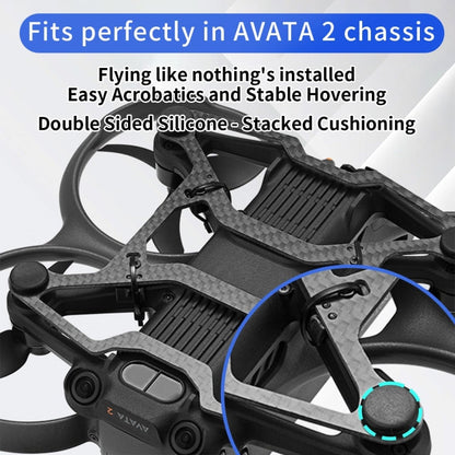 Parachoques de protección ligero de fibra de carbono para chasis RCSTQ de para DJI Avata 2 — imagen 4