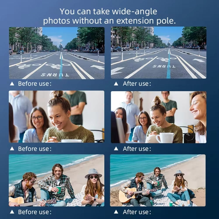 Lente gran angular magnética que extiende el campo de visión a 112 grados para DJI Osmo Pocket 3 — imagen 4