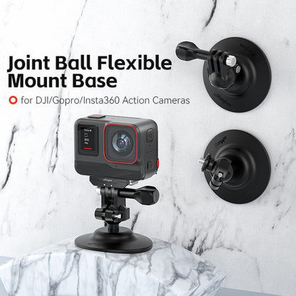 Soporte adhesivo flexible AMigisn para cámara de acción /GoPro HERO/Insta360, especificación: 1/4 de pulgada — imagen 3