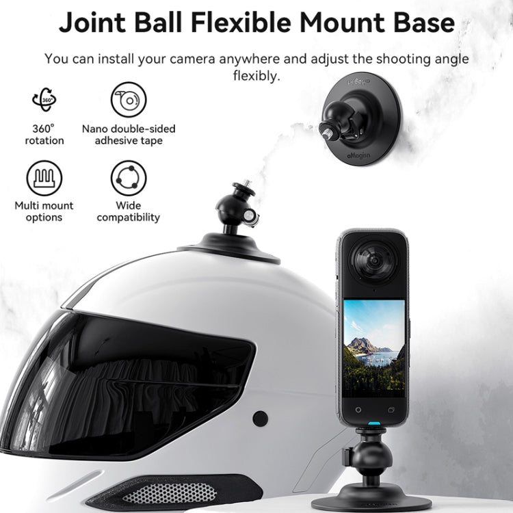 Soporte adhesivo flexible AMigisn para cámara de acción /GoPro HERO/Insta360, especificación: 3 garras — imagen 4