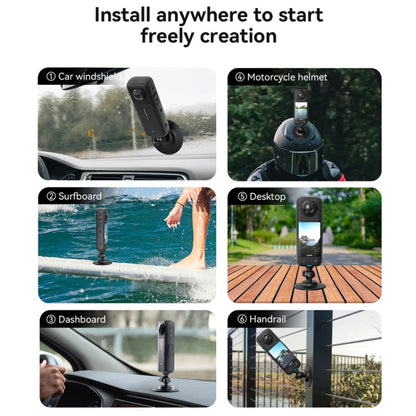 Soporte adhesivo flexible AMigisn para cámara de acción /GoPro HERO/Insta360, especificación: 1/4 de pulgada — imagen 8